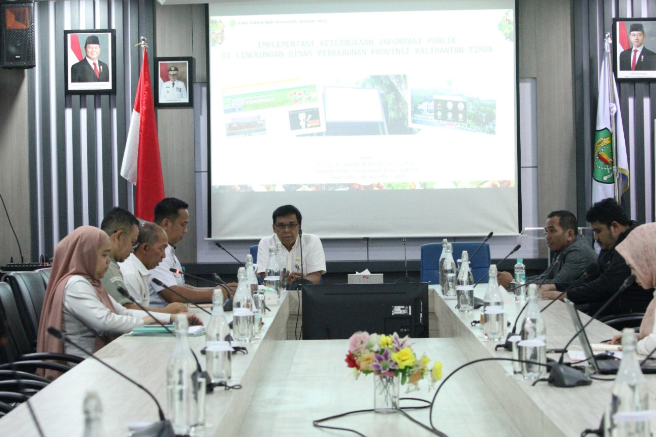 Komisi Informasi Tinjau Kepatuhan Disbun terhadap Keterbukaan Publik