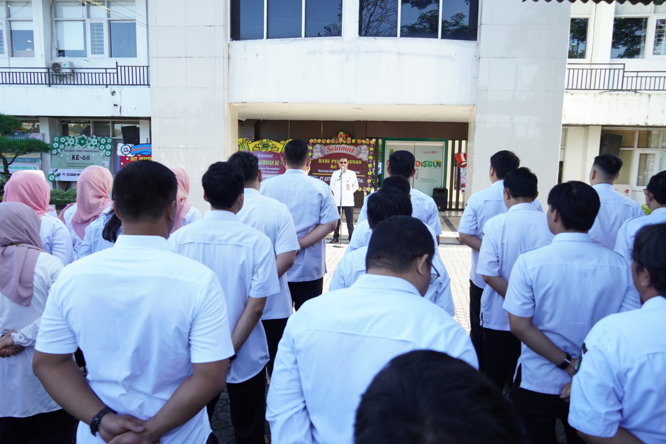 Upacara Hari Perkebunan ke-68, Disbun Dorong Transformasi dan Inovasi Sektor Perkebunan