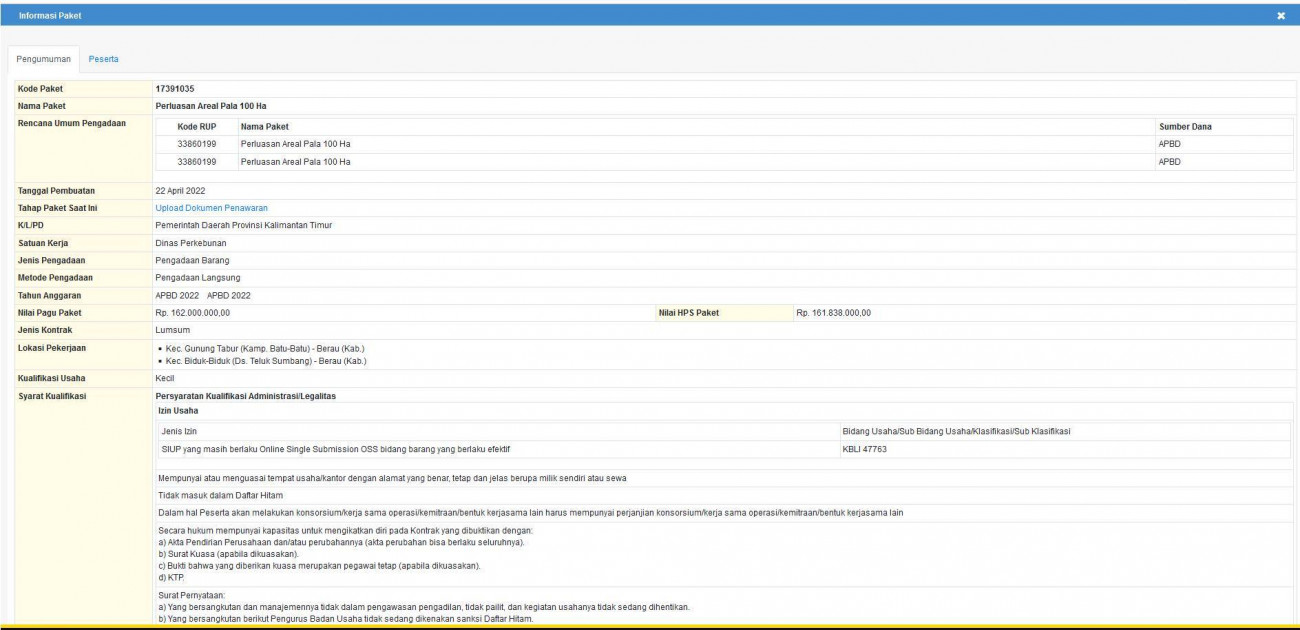 Perluasan Areal Pala 100 Ha