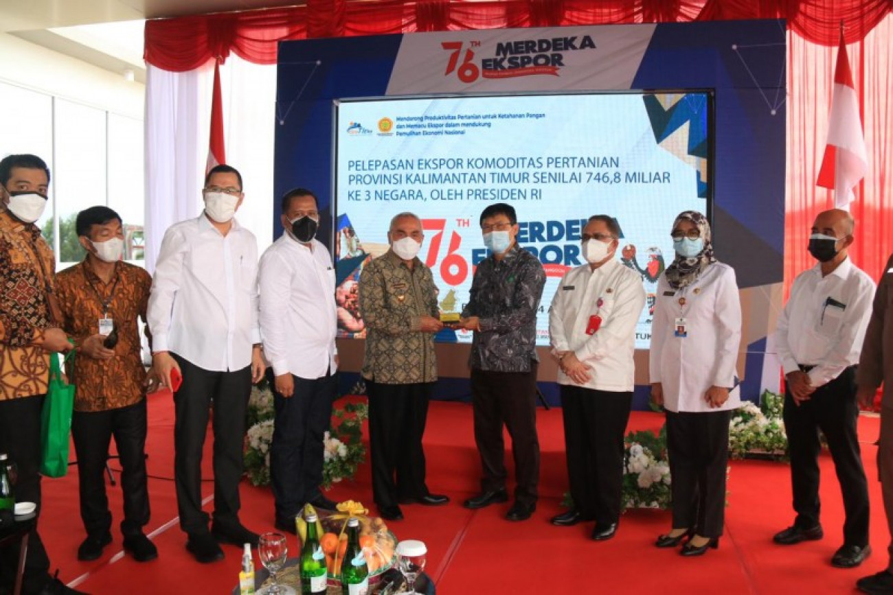 Merdeka Ekspor, Gubernur Isran Lepas Ekspor Rp9,1 Triliun