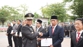 Disbun Hadiri Hari Pengayoman, Teguhkan Komitmen Menuju Indonesia Emas 2045